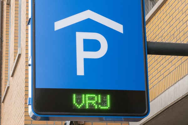 Het bord van de Ursulinen Parkeergarage in Weert