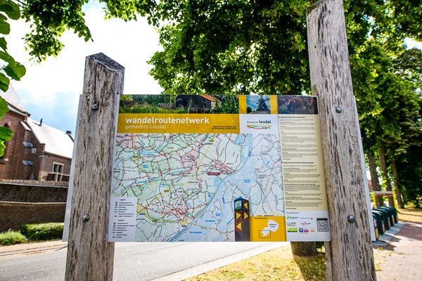 Wanderroutentafel zur Planung Ihrer Route